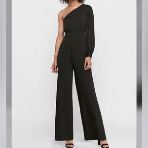 Black One Shoulder Jumpsuit